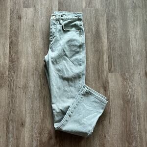 FRAME Denim Le Sylvie Slender Straight Leg Jeans Ivy Size 24 High Rise